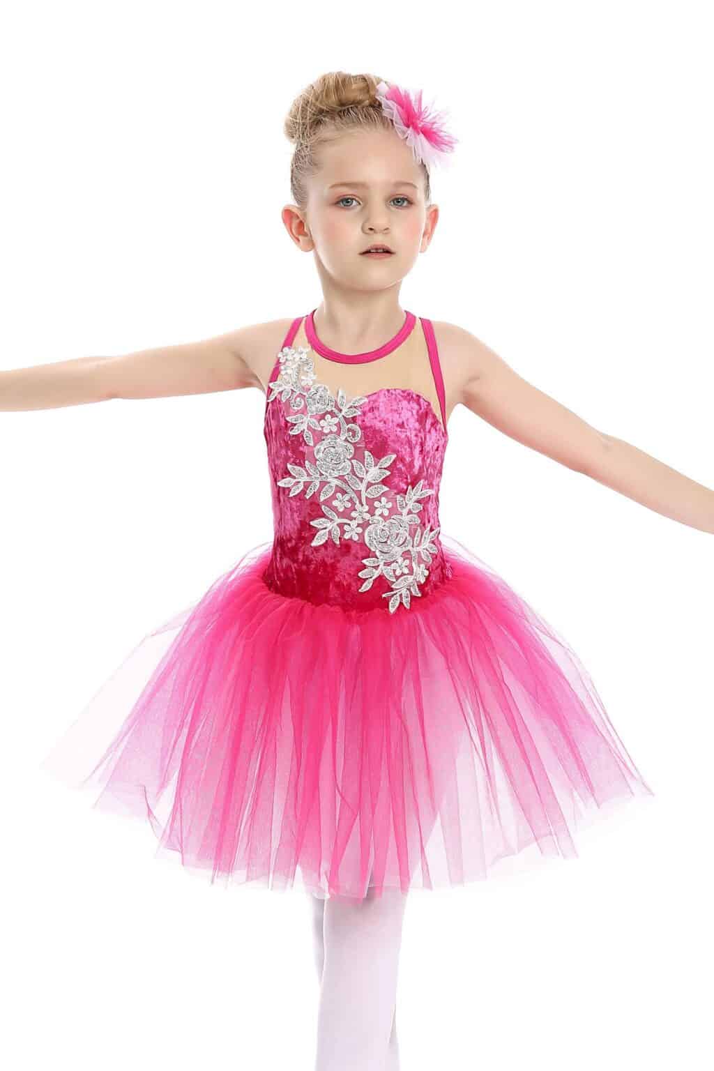 Childs pink Ballet dancewear with tutu- SHOW STARTING