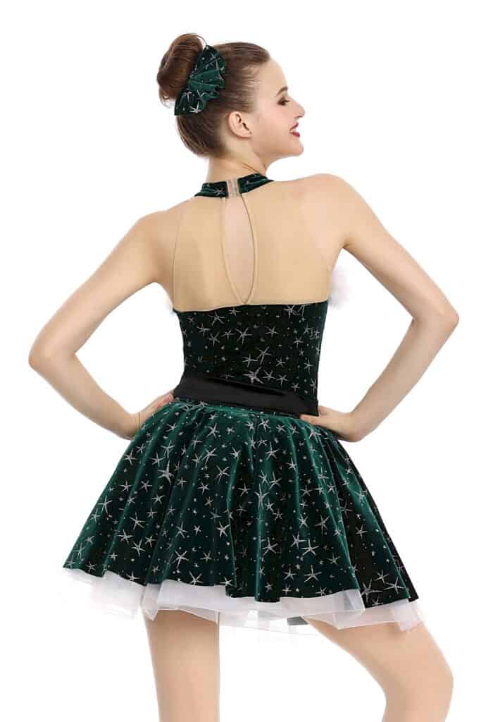 christmas dream in green back view
