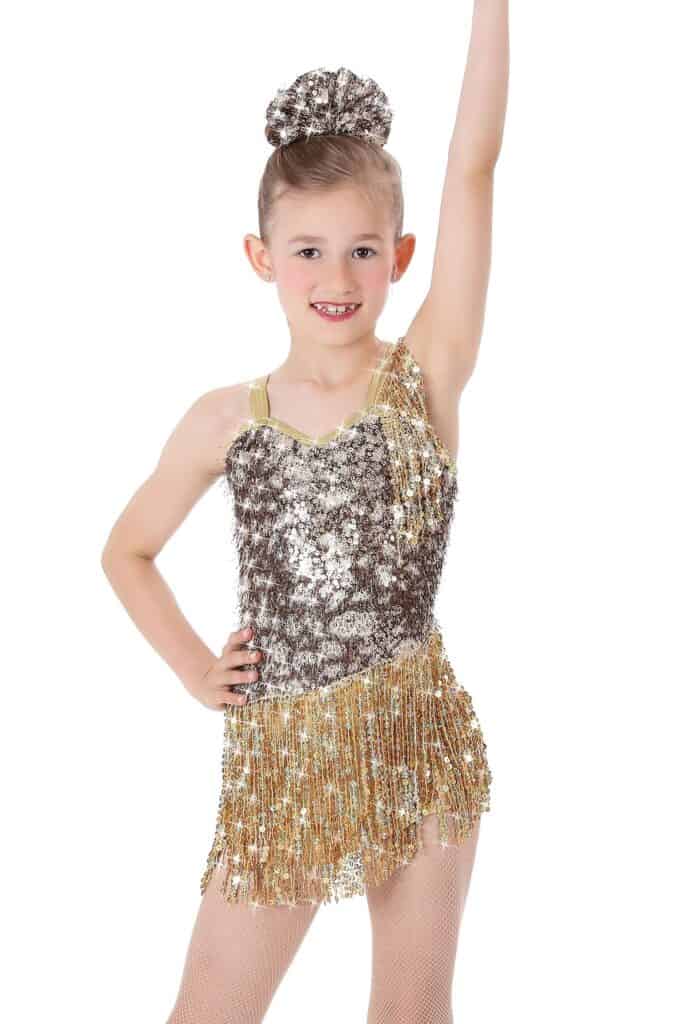 jazz and tap costume - dazzle and dream detail