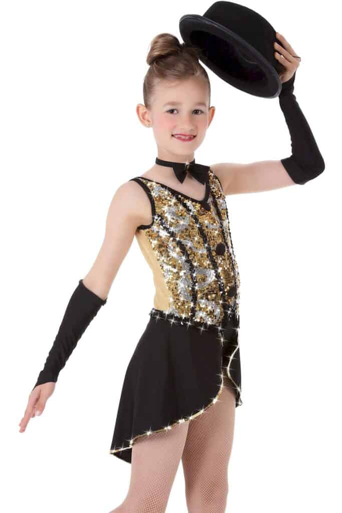 jazz and tap costume - no business like show business detail